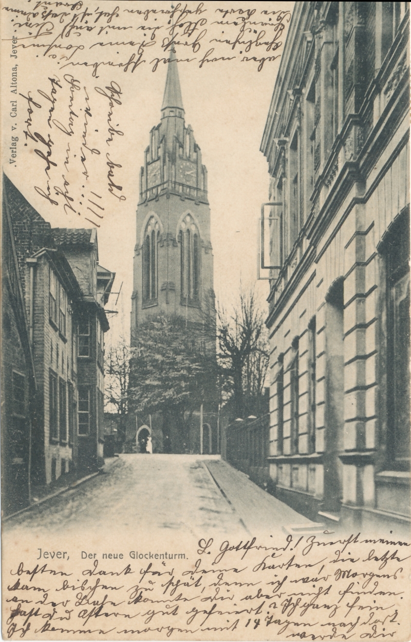 Der neue Turm ab 1902