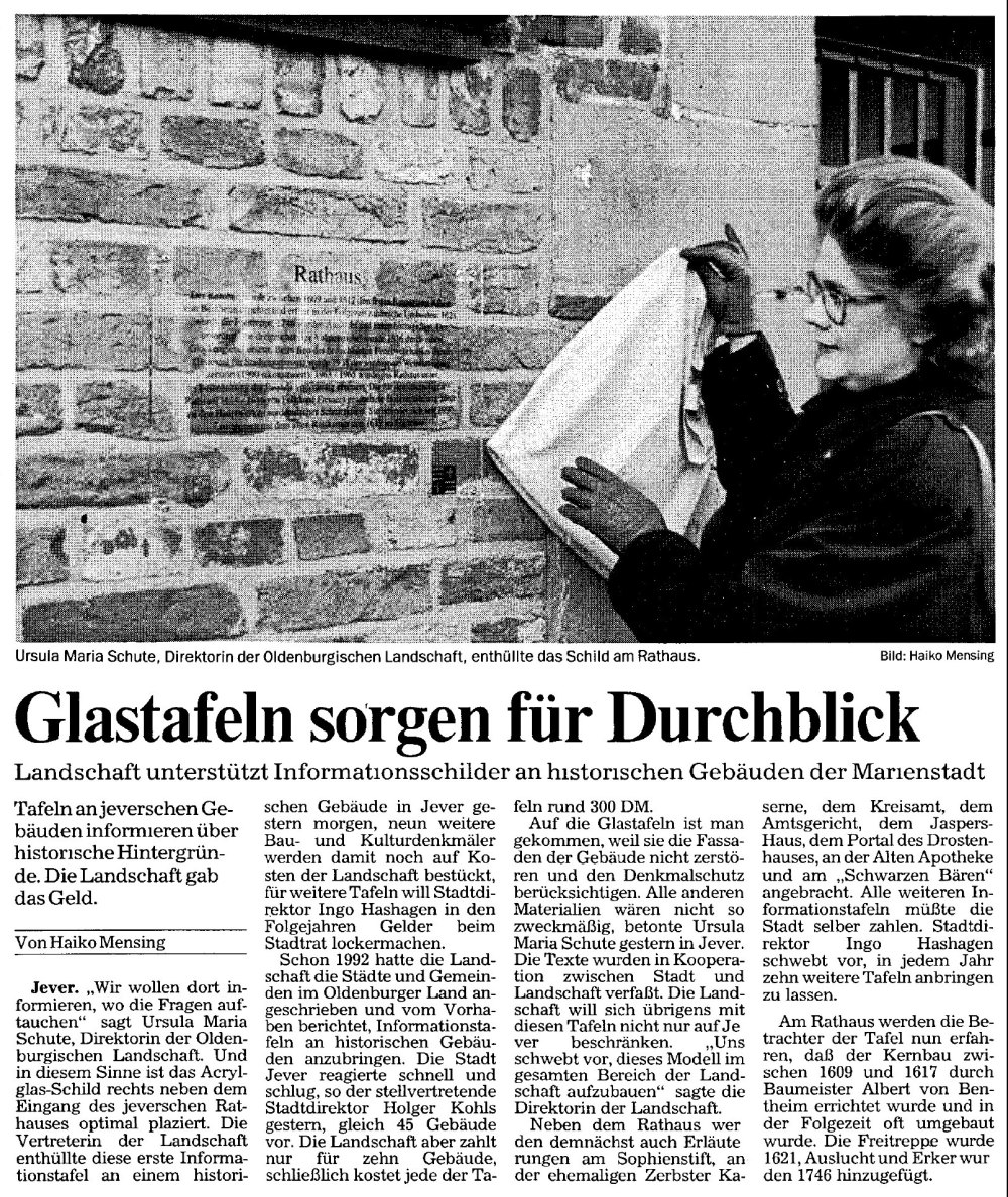 NWZ_1995-01-13_Erstinstallation